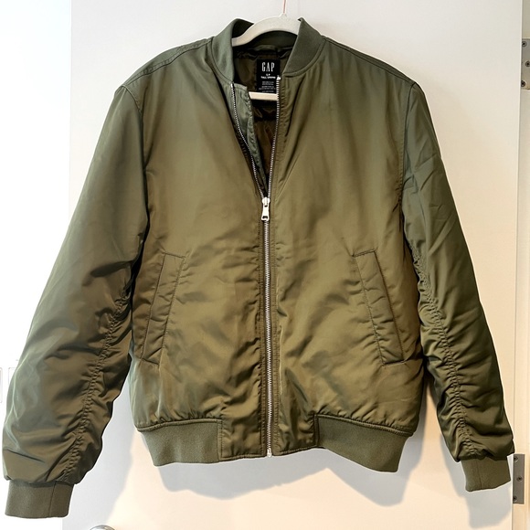 Men’s Classic Bomber Jacket (S — Tall) - Picture 2 of 5